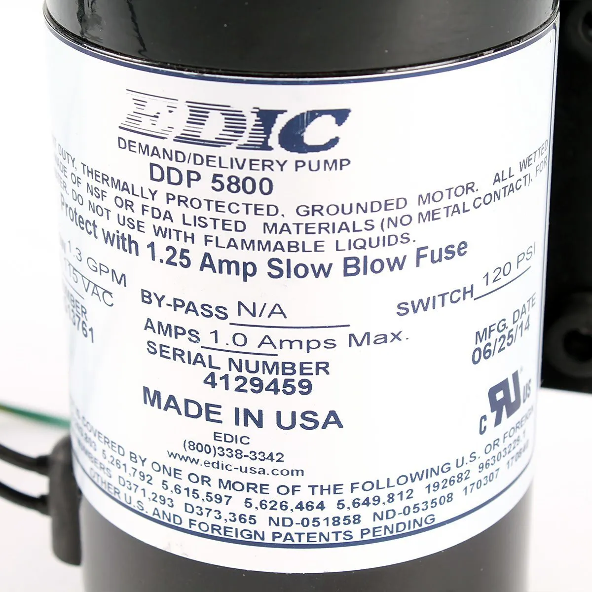 100 PSI On-Demand Aquatec Pump (#G13761) for Trusted Clean Extractors