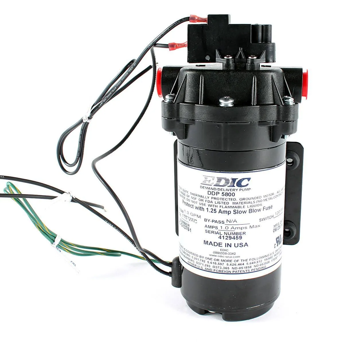 100 PSI On-Demand Aquatec Pump (#G13761) for Trusted Clean Extractors