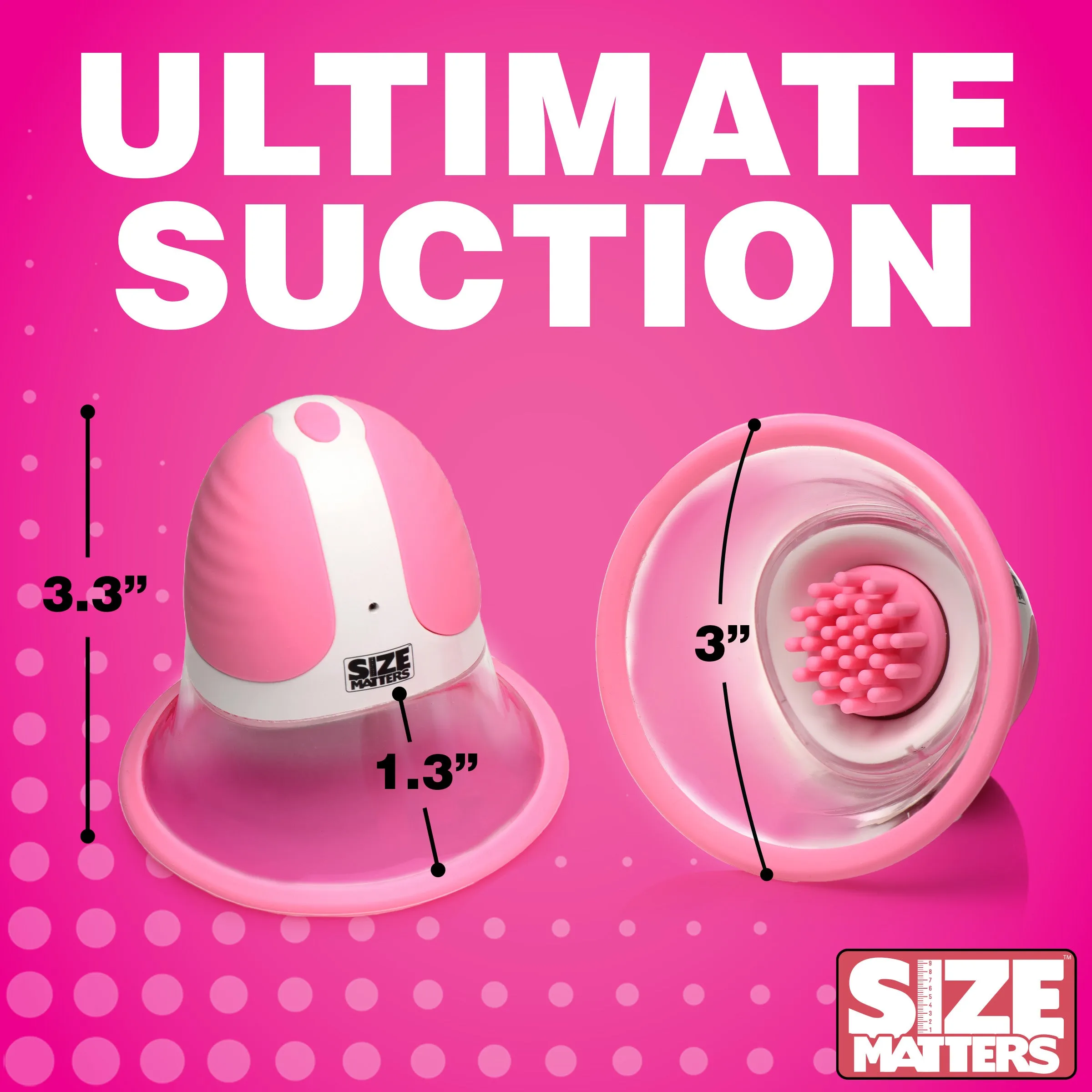 10X Rotating Silicone Nipple Suckers with 4 Attachments