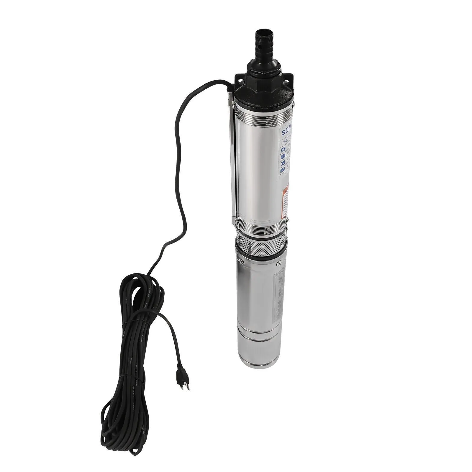 110v Submersible Deep Well Water Pump Stainless Steel Submersible Well Irrigation Pump