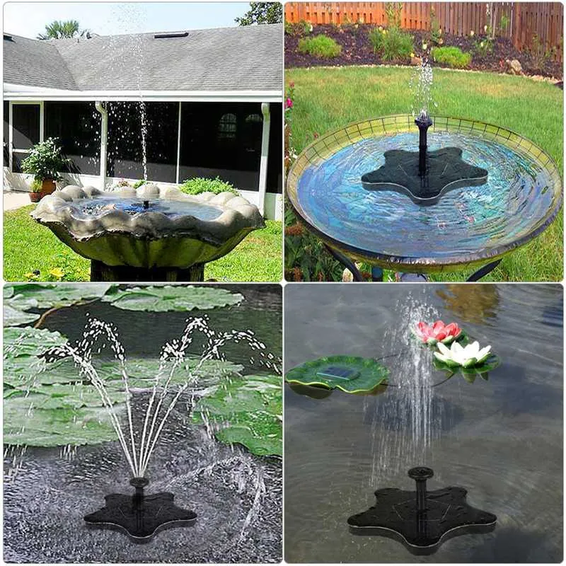 1.4W 7 Nozzles Solar Fountain Water Pumps