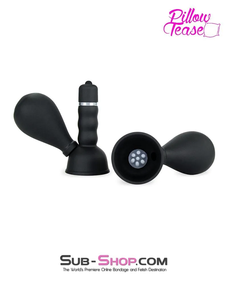 7809M-SIS      Sissy Dare Wireless Vibrating Nipple Suction Cups with Stimulators, Set of 2