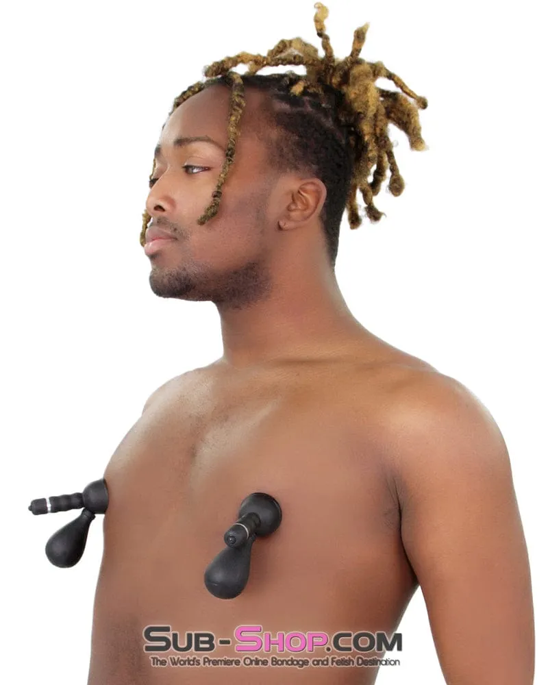 7809M      Wireless Waterproof Vibrating Nipple Suction Cups with Stimulators, Set of 2 - MEGA Deal