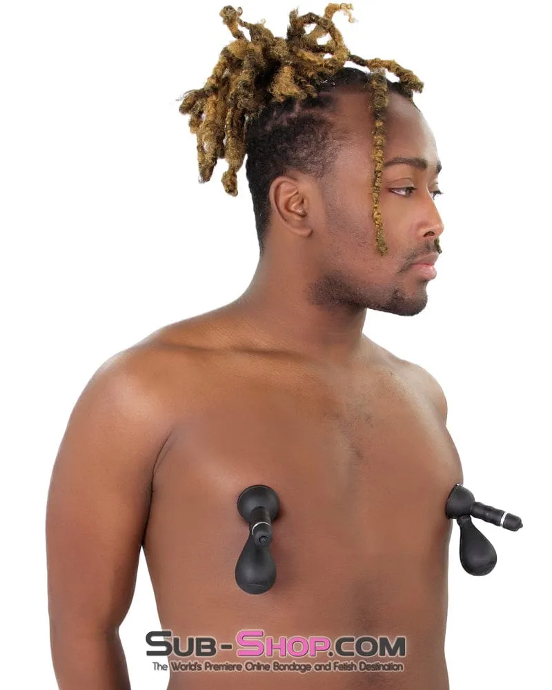 7809M      Wireless Waterproof Vibrating Nipple Suction Cups with Stimulators, Set of 2 - MEGA Deal