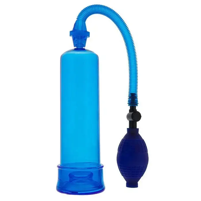 8-inch Dream Toys Blue Penis Enlarger with Super Suction for Him