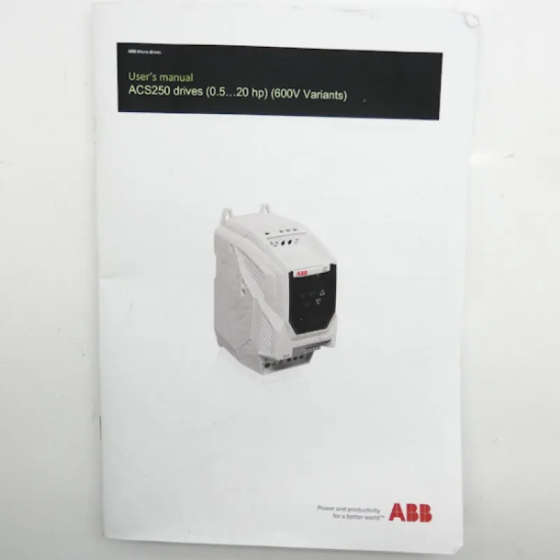 ABB ACS355 Series Type 4X 3-Phase Micro Drives ACS250-03U-02A1-6 B063