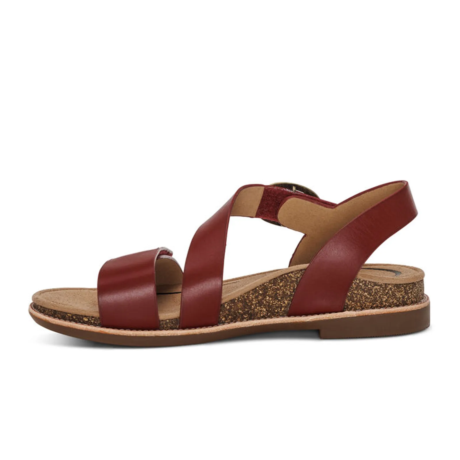 Aetrex Tamara Backstrap Sandal (Women) - Red