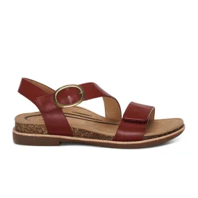 Aetrex Tamara Backstrap Sandal (Women) - Red