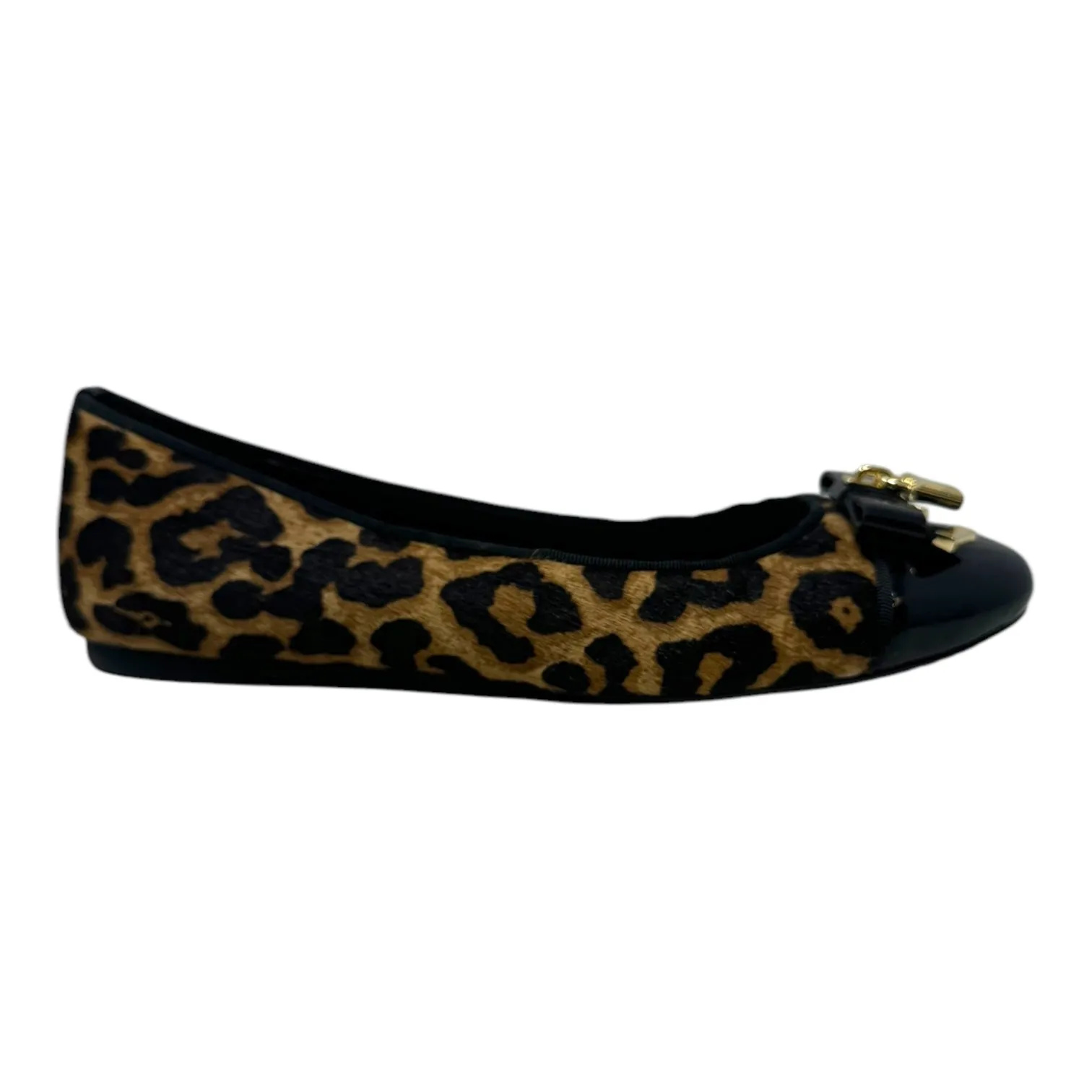 Alice Logo Ballet Flats By Michael By Michael Kors In Animal Print, Size: 7.5