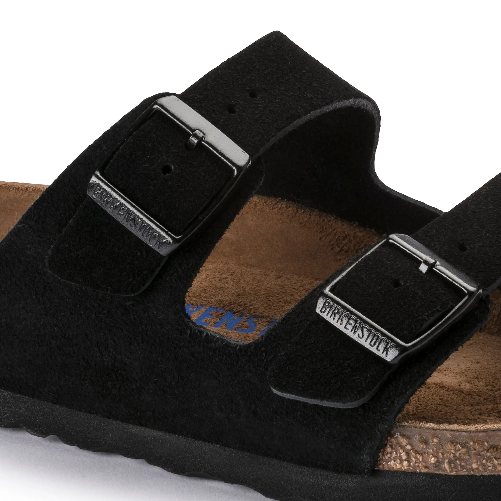 Arizona Regular Width Soft Footbed Black Suede