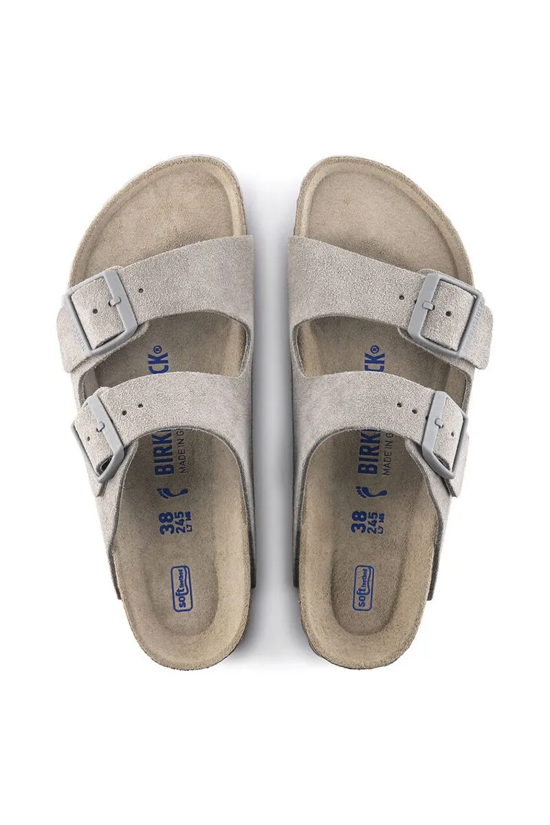 Arizona Soft Footbed | Stone Coin Suede