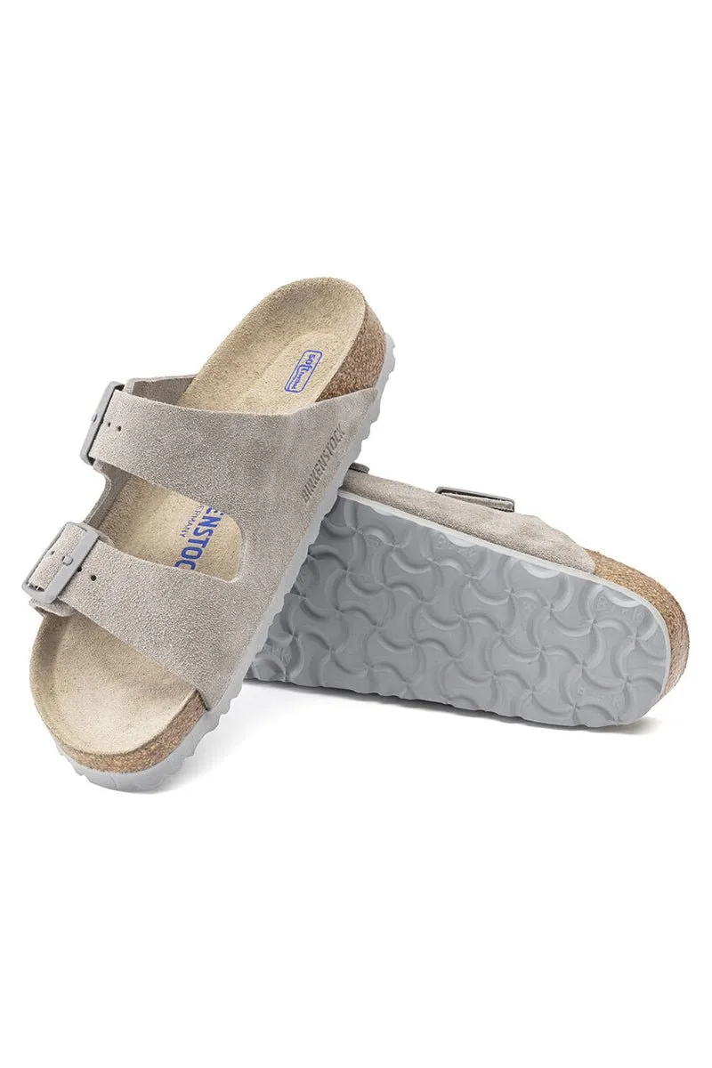 Arizona Soft Footbed | Stone Coin Suede