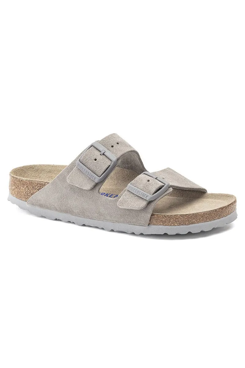 Arizona Soft Footbed | Stone Coin Suede