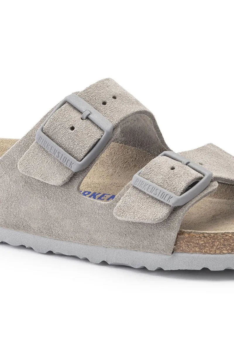 Arizona Soft Footbed | Stone Coin Suede