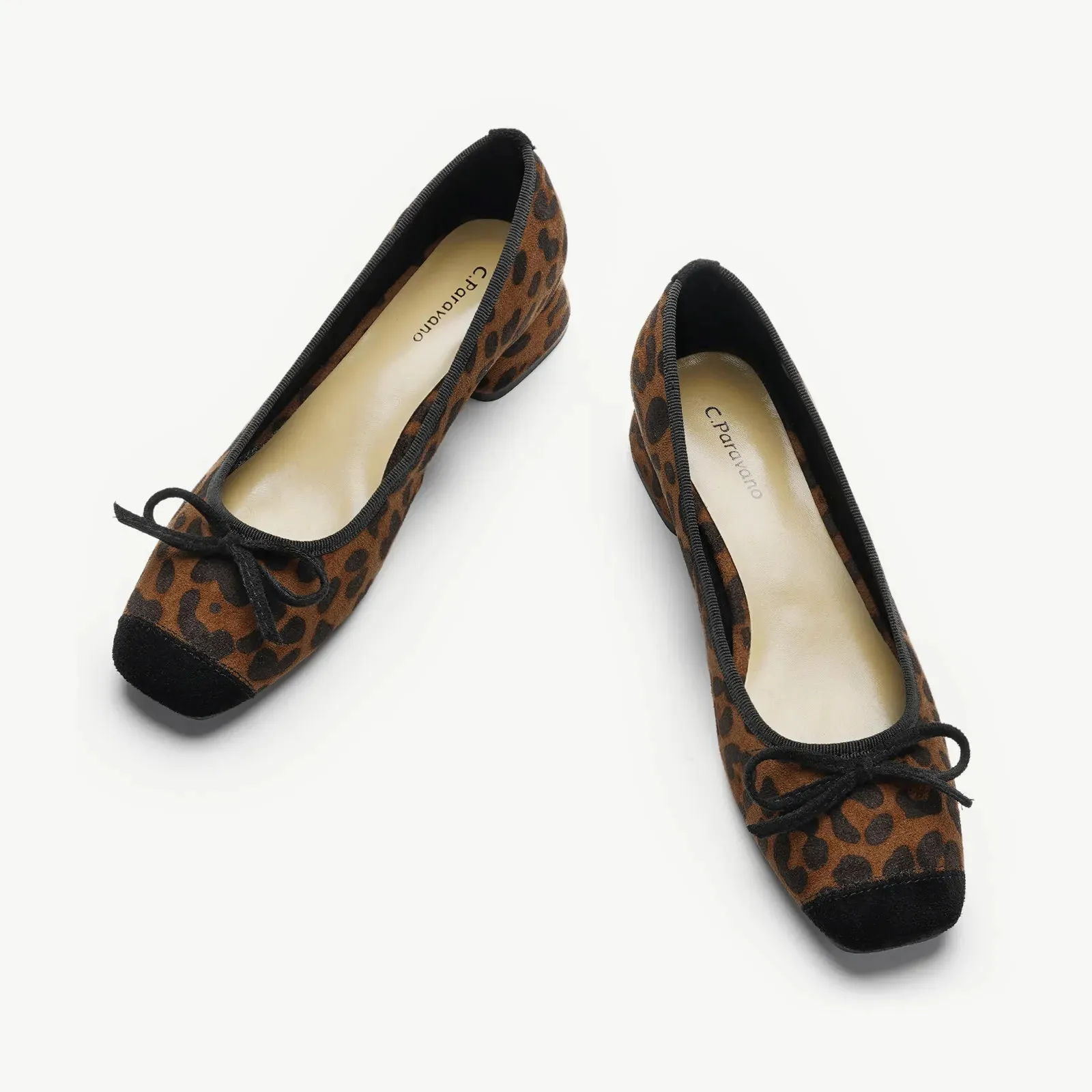 Ballet Block Heel (Nina) Leopard