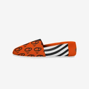 Baltimore Orioles Womens Stripe Canvas Shoe