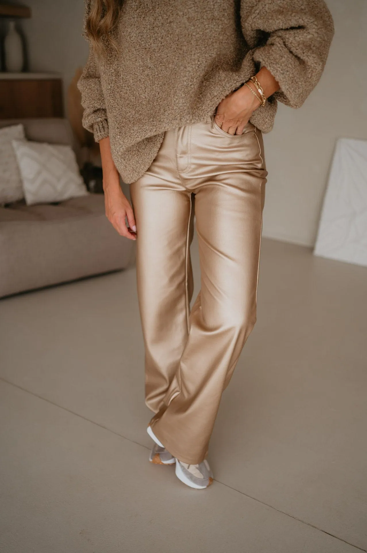 Bandire trousers I Gold