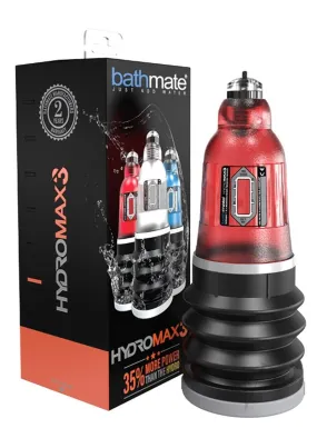 Bathmate Hydromax3 Brilliant Red