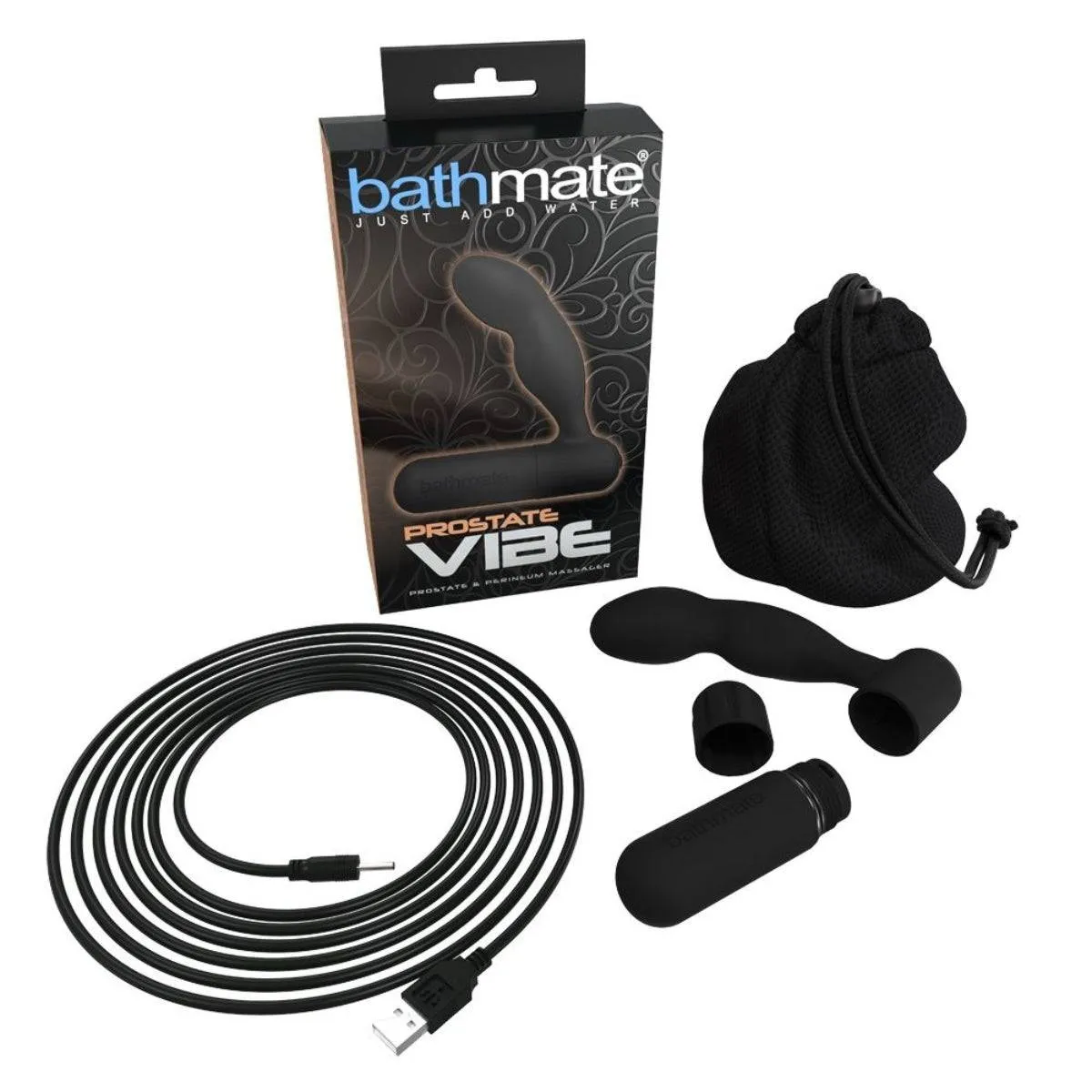 Bathmate Prostate Vibe Prostate Massager Black