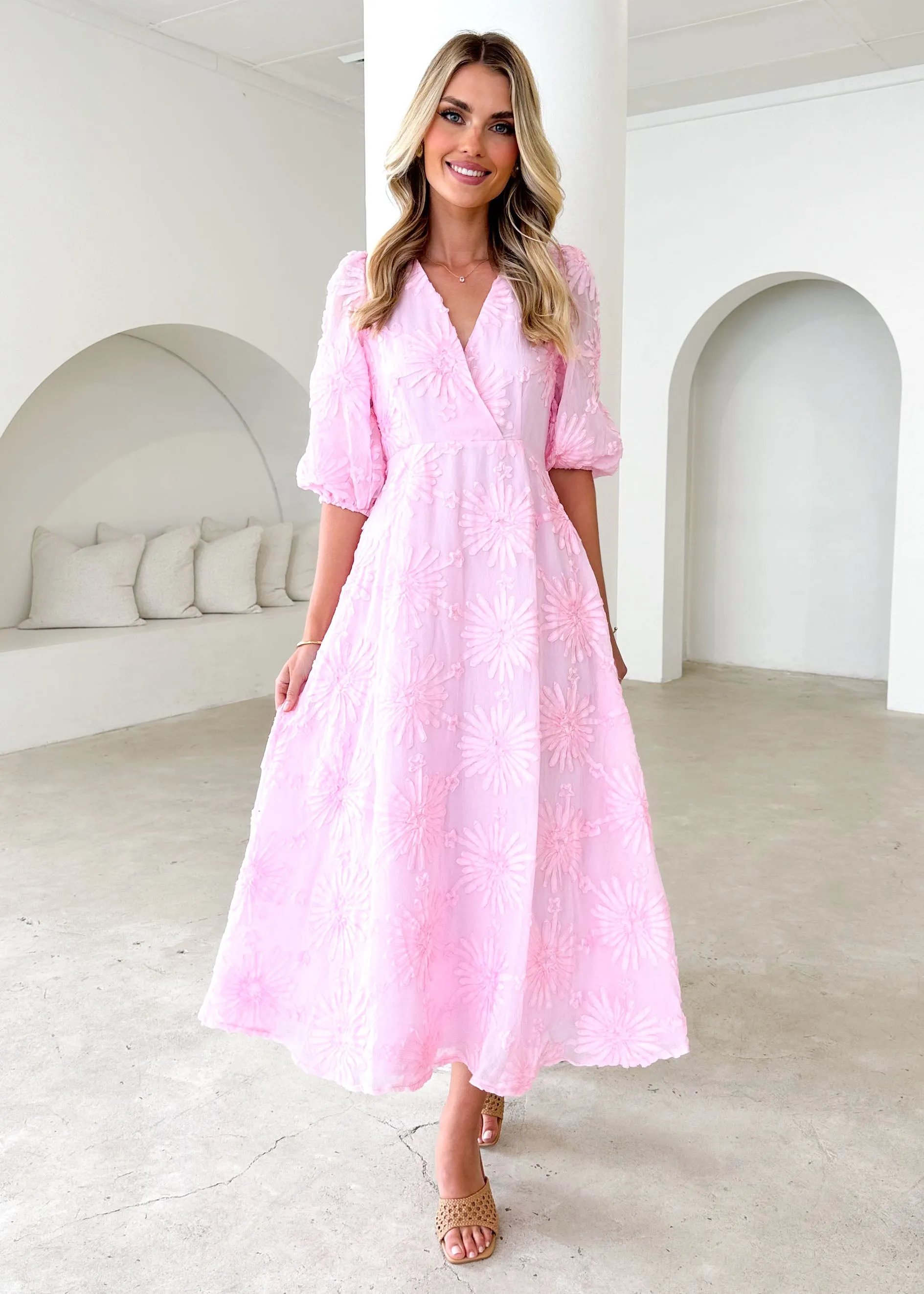 Bayside Midi Dress - Pink