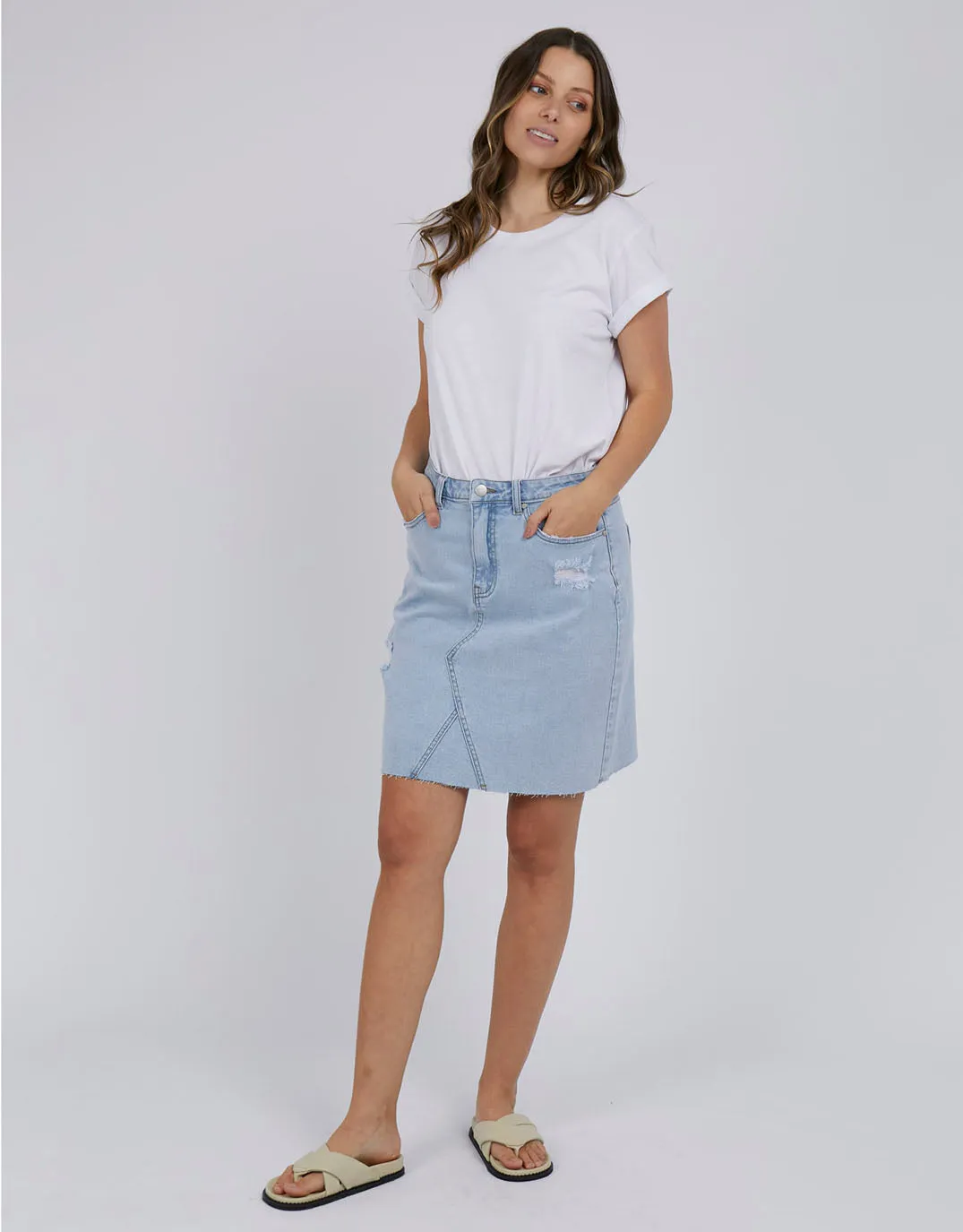 Belle Skirt - Light Blue