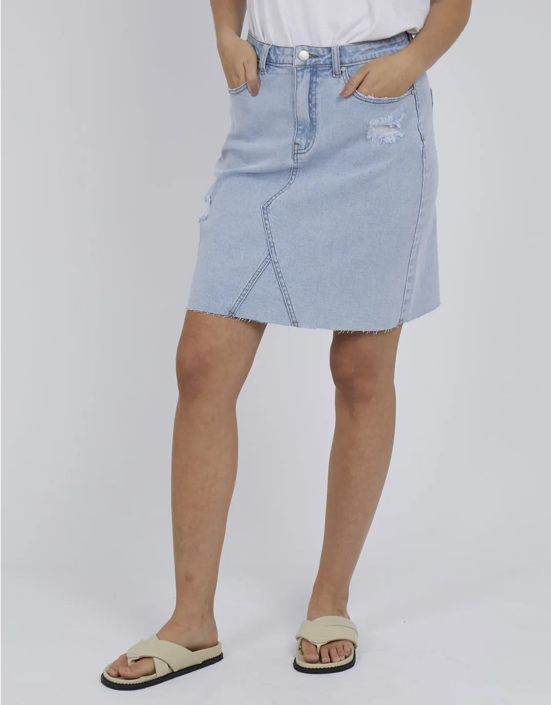 Belle Skirt - Light Blue