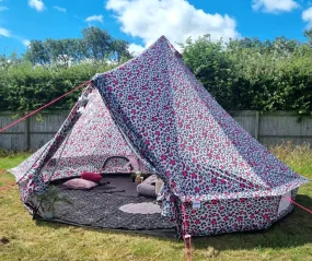 Bellisima Camping 5m Bell Tent – Panthera Leopard Print Tent