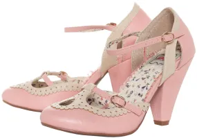 BETTIE PAGE ALICIA HEELS PINK