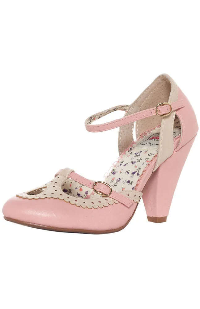 BETTIE PAGE ALICIA HEELS PINK