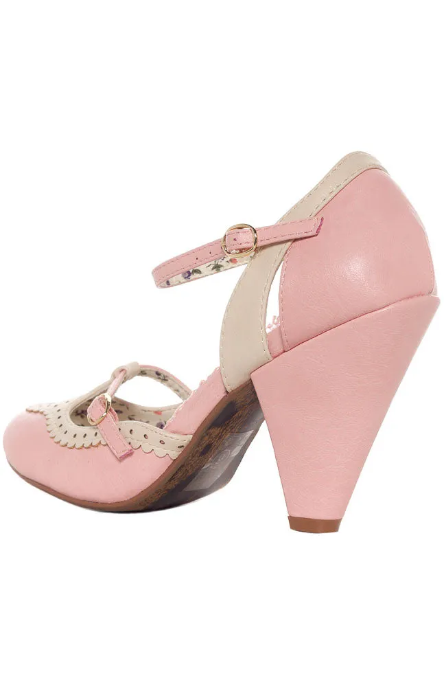 BETTIE PAGE ALICIA HEELS PINK