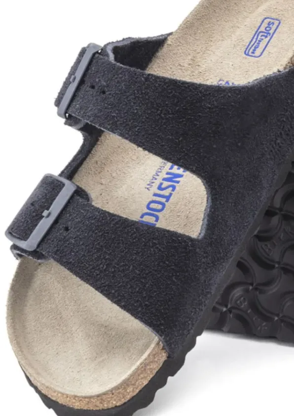 Birkenstock Arizona Midnight Suede SFB Regular