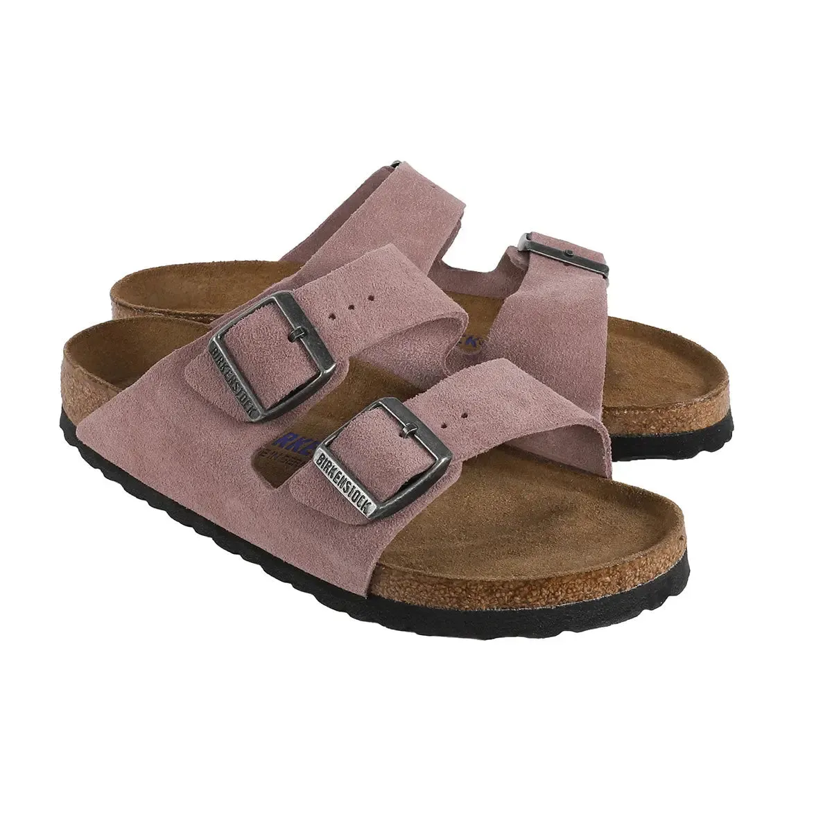 Birkenstock Arizona Soft Footbed Suede Leather Sandals