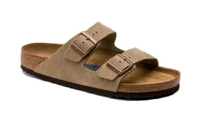 Birkenstock Arizona Soft Footbed Suede Leather Taupe (Unisex)