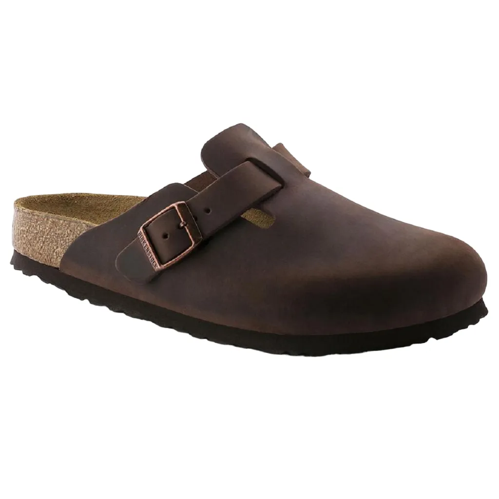 Birkenstock Boston Soft Footbed Slip-On Clog - Oiled Leather