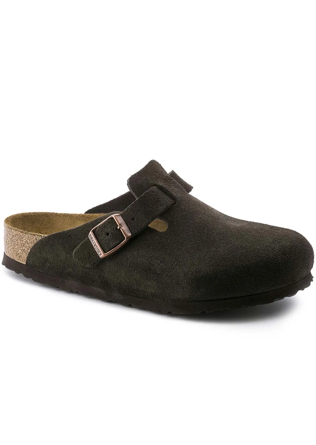 Birkenstock Boston Suede Regular Soft Footbed Sandals