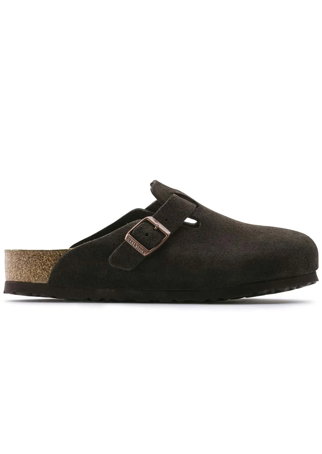 Birkenstock Boston Suede Regular Soft Footbed Sandals