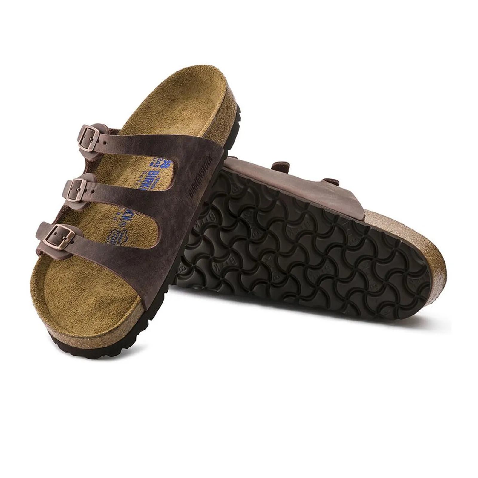 Birkenstock Florida Soft Footbed Slide Sandal (Women) - Habana Oiled Leather