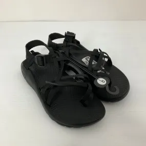 Black Sandals Flats Chacos, Size 9