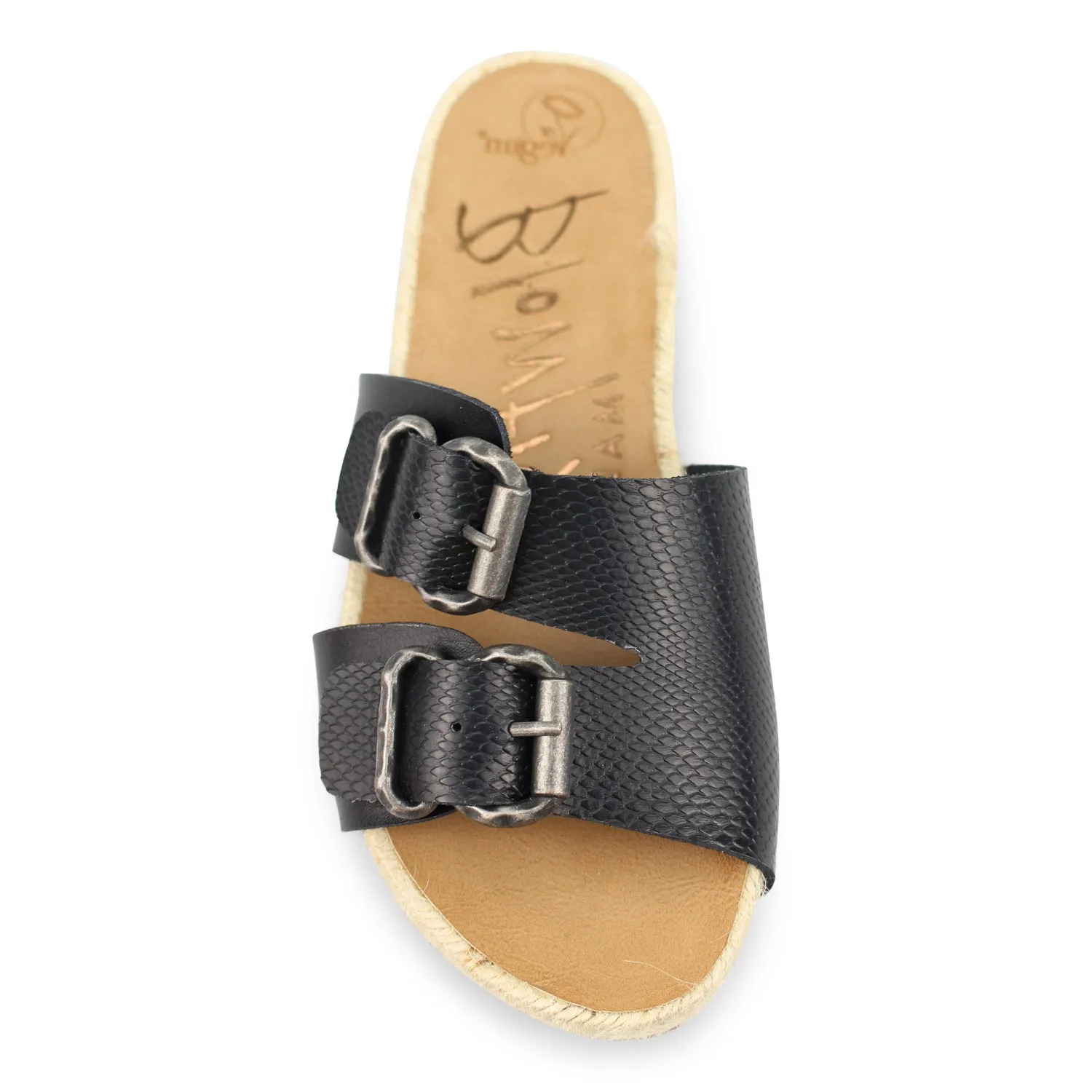 Blowfish Malibu Vegan Sandal - Black Dyecut