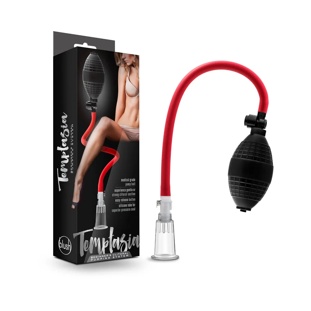 Blush Temptasia Beginner's Clitoral Pumping System - Black