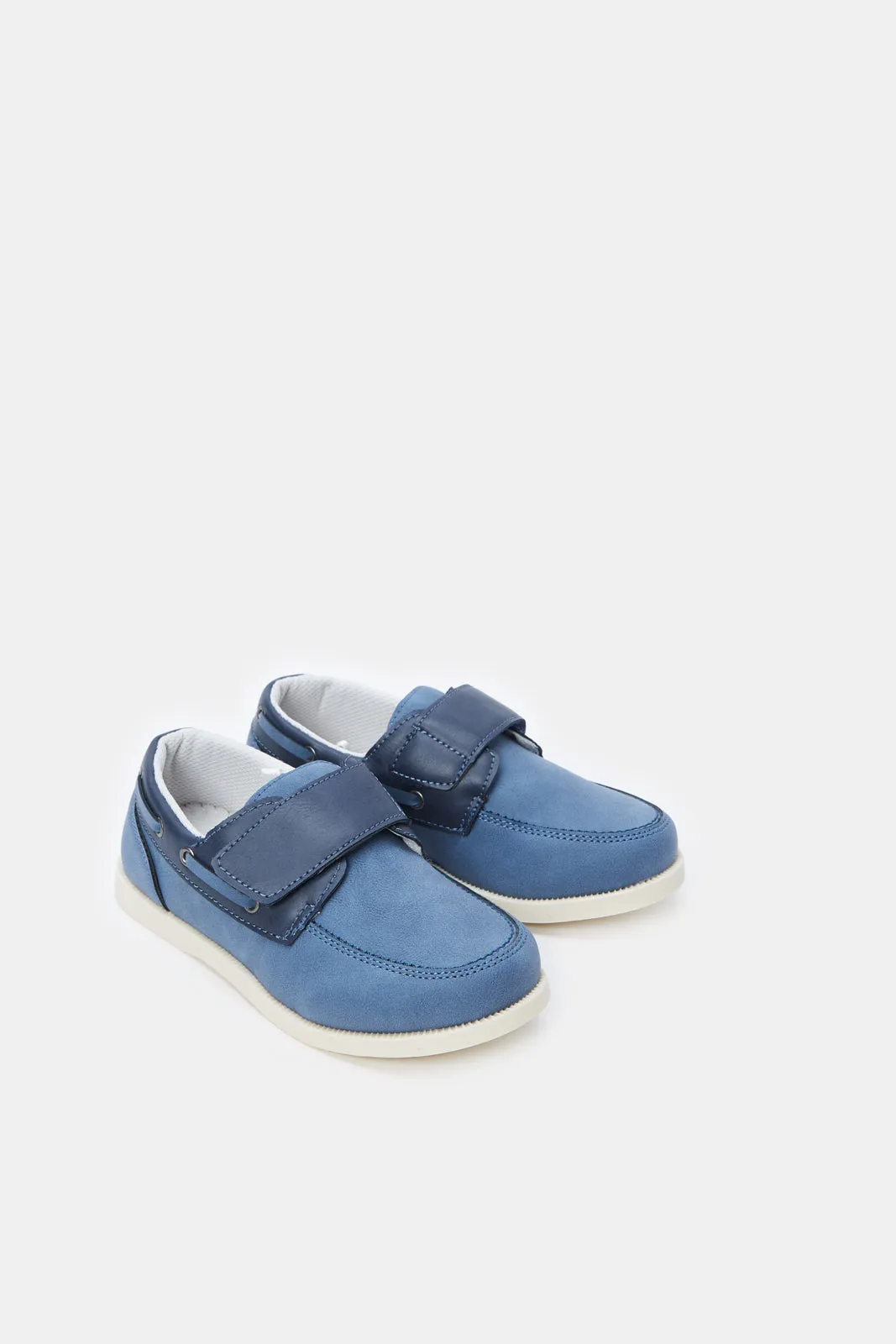 Boys Navy Loafers