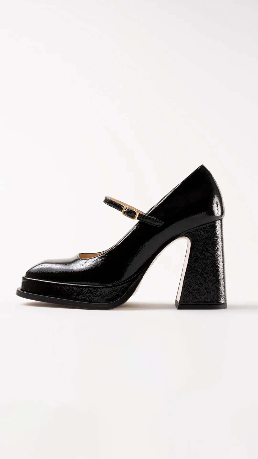 CASILDA - Black Patent Leather Mary Jane Pumps