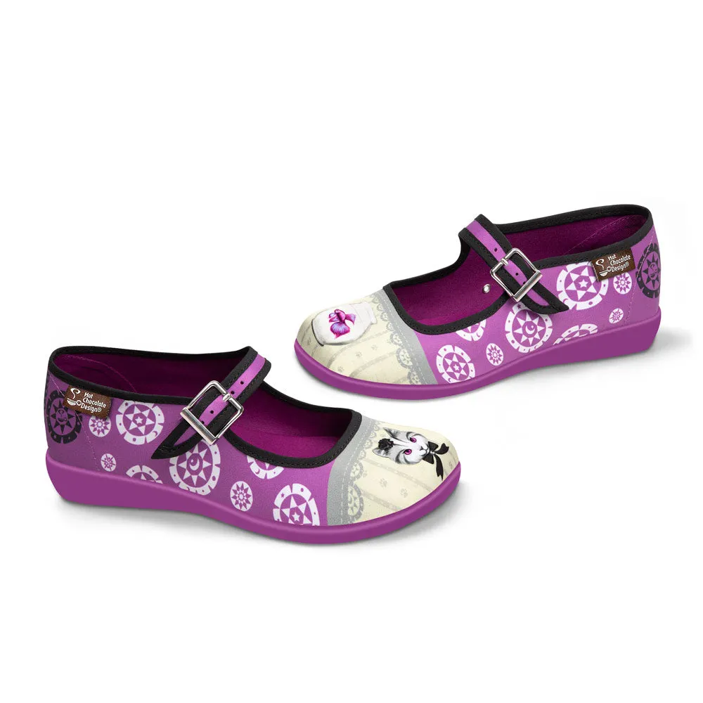 Chocolaticas® Elvira & Ophelia Women's Mary Jane Flat