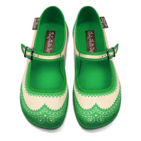 Chocolaticas® Havana Green  Women's Mary Jane Flat