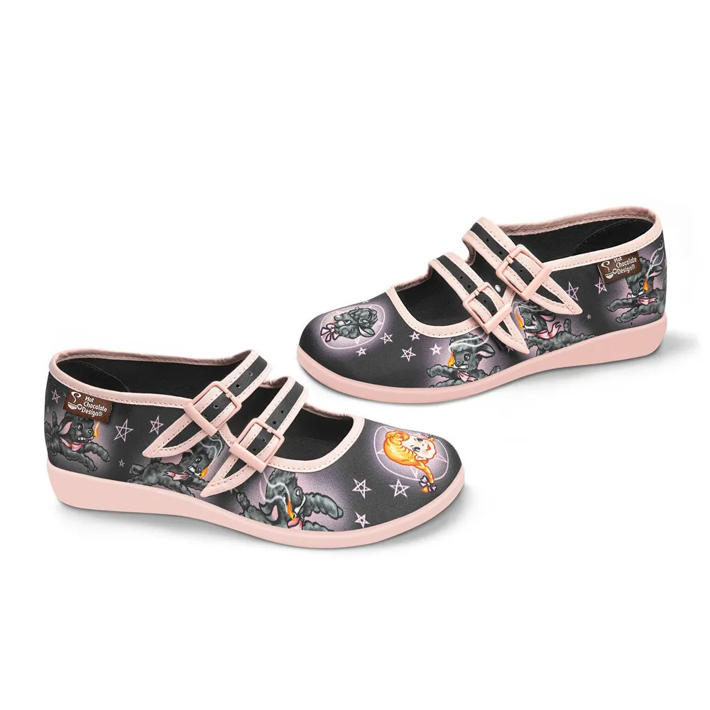 Chocolaticas® Mary Had A Little Lamb Women's Mary Jane Flat