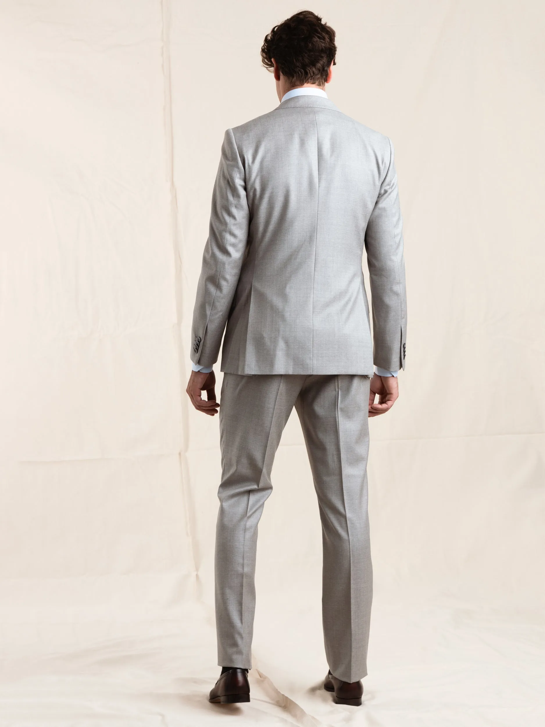 Classic Grey Wool Suit