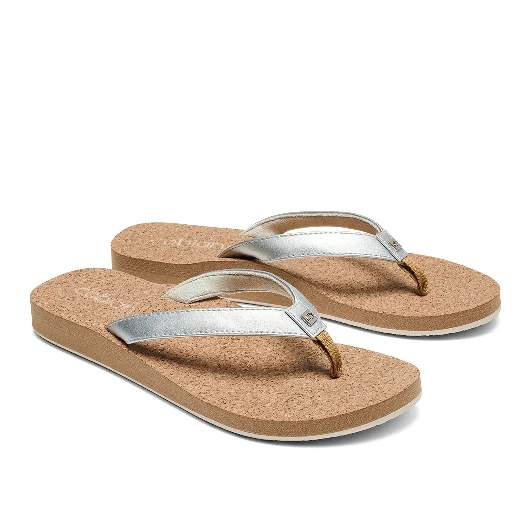 Cobian Women's Capri Bounce Flip Flop - Silver CAP24-040