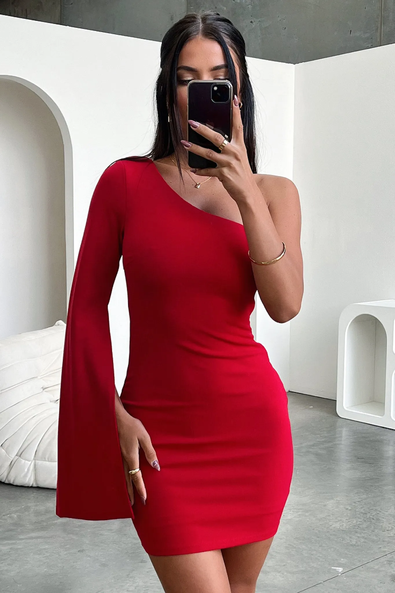 Cologne Dress - Red