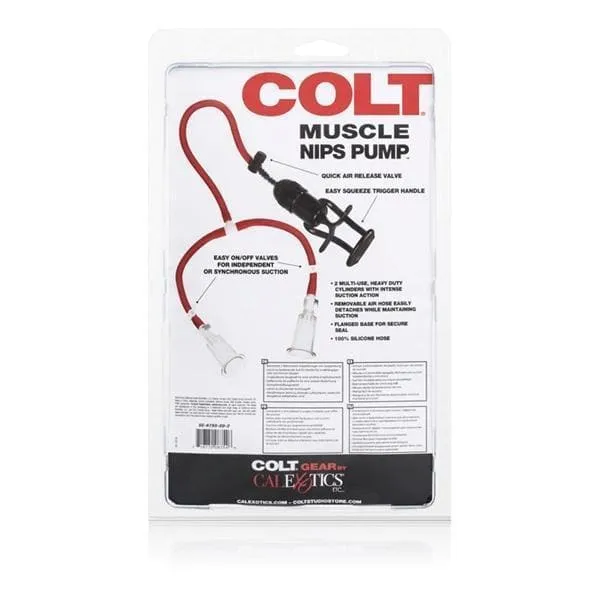 Colt Muscle Nips Pump with Intense Suction for Enhanced Nipple Play