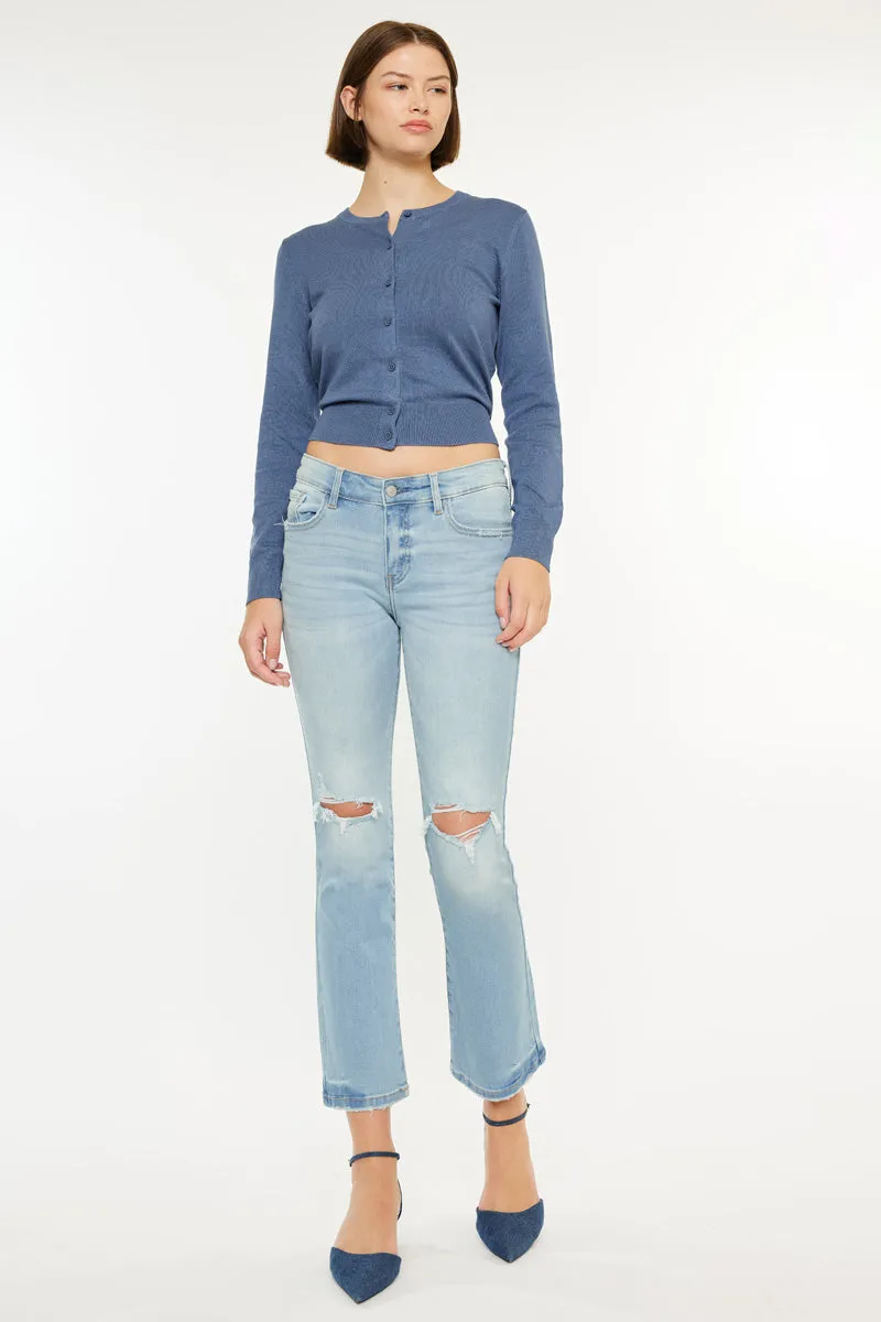 Coraline Mid Rise Kick Flare Jeans